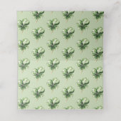 Carte De Placement Fête de la Saint-Patrick : Shower de Mariée (Intérieur déplié)