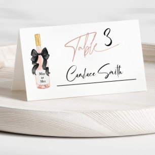 Carte De Placement Fête de mariage : Pop The Champagne