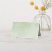 Carte De Placement Fête de mariage vert Love Is in Bloom Emplacement (Dos)