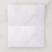 Carte De Placement Fête de Quinceañera 16 ans Violet Lilas Floral Or (Intérieur déplié)