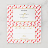 Carte De Placement Fête des Mariages chrétiens du CANADA (Extérieur déplié)