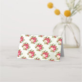 Carte De Placement Fête des mariées florale Holly (Dos)