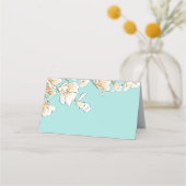 Carte De Placement Fête des mariées Magnolia aquarelle (Dos)