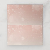 Carte De Placement Fête Sweet 16 Pink Under the Sea Shells Beach (Intérieur déplié)