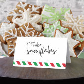 Carte De Placement Fêtes modernes Pliage de nourriture, de boisson ou