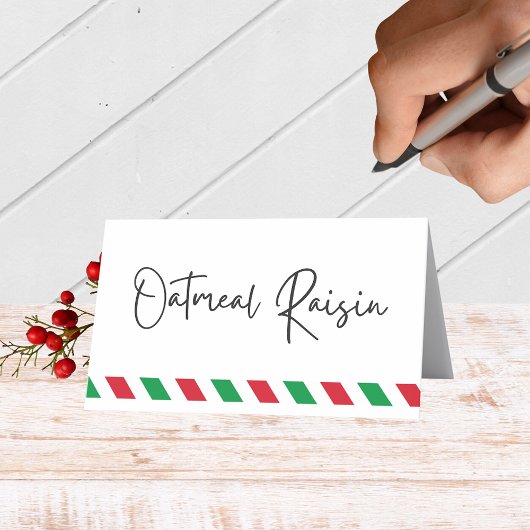 Carte De Placement Fêtes modernes Pliage de nourriture, de boisson ou