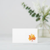 Carte De Placement Feuil automne | Thanksgiving Theme (Debout devant)