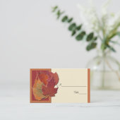 Carte De Placement Feuilles d'automne II (Debout devant)
