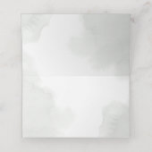 Carte De Placement Feuilles d'or et Mariage de verdure Eucalyptus (Intérieur déplié)