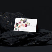 Carte De Placement Figues florissantes | Moody Rustic Fruit Elegant B