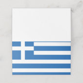 Carte De Placement Flag de Greece (Extérieur déplié)