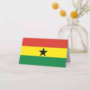 Carte De Placement Flag du Ghana