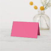 Carte De Placement Flamant rose rose Merci Tropical Wedding Party (Dos)