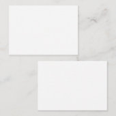 Carte De Placement Flat Place Card (Devant / Derrière)