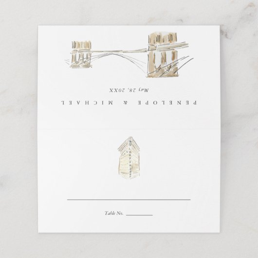 Carte De Placement Flatiron Hotel New York City Mariage plié (Extérieur déplié)