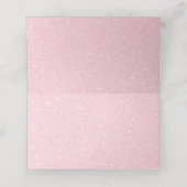 Carte De Placement Fleur de cerisier Fleur Parties scintillant rose F (Intérieur déplié)