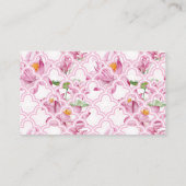 Carte De Placement Fleur de lotus indien à l'aquarelle Taj Mahal (Dos)