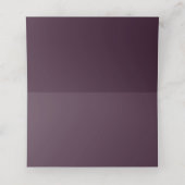 Carte De Placement Fleur de Prunier Foncé | Mariage (Intérieur déplié)
