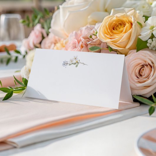 Carte De Placement Fleur sauvage