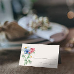 Carte De Placement Fleur sauvage Mariage Rustic Country Flowers<br><div class="desc">Carte fleur sauvage de réception de mariage avec espace pour écrire votre nom d'invités et aquarelle fleurs sauvages. Ce design botanique rustique de campagne a une jolie frontière de fleurs sauvages, y compris la marguerite cornflower conflower buttercup et le trèfle. Un élégant fleuri moderne avec un thème de jardin bohème...</div>