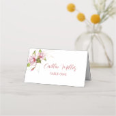Carte De Placement Fleurs aquarelles Magnolias Mariage rustique (Devant)
