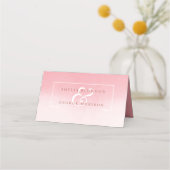 Carte De Placement Fleurs Blanches Et Cadre (Dos)