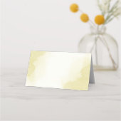 Carte De Placement fleurs blanches noires or feuilles (Dos)