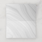 Carte De Placement fleurs bleues royales (Intérieur déplié)