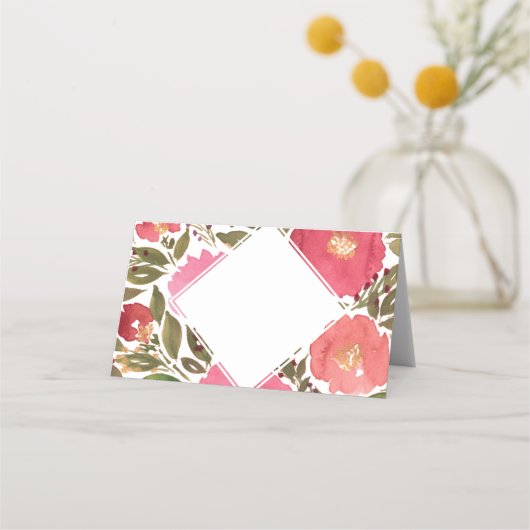 Carte De Placement Fleurs de fleurs (Devant)