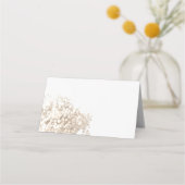 Carte De Placement fleurs de gypsophile blanche (Dos)