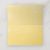 Carte De Placement Fleurs de soleil d'aquarelle et Mariage d'eucalypt (Intérieur déplié)