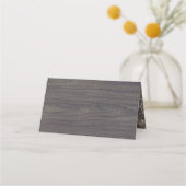 Carte De Placement Fleurs d'or du souffle du bébé Wreath Mariage rust (Dos)