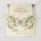 Carte De Placement Fleurs douces (Extérieur déplié)