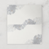 Carte De Placement Fleurs épanouies aquarelle (Extérieur déplié)