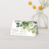 Carte De Placement Fleurs Et Mariage De Verdure (Devant)