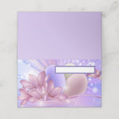 Carte De Placement Fleurs et oeufs de Pâques (Extérieur déplié)