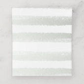 Carte De Placement Fleurs roses Aquarelle Fête des mariées botanique (Intérieur déplié)