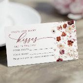 Carte De Placement Fleurs sauvages d'automne Combien de baisers Douch