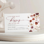 Carte De Placement Fleurs sauvages d'automne Combien de baisers Douch