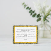 Carte De Placement Floraison Celtique (Debout devant)