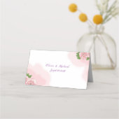 Carte De Placement Floral (Dos)