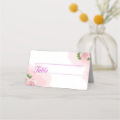 Carte De Placement Floral (Devant)