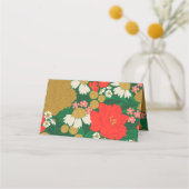 Carte De Placement Floral Bouquet Bridal Shower (Dos)