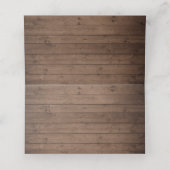 Carte De Placement Floral Bourgogne Rustique Lumières de dentelle en  (Intérieur déplié)