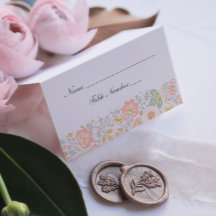 Floral Elegance Peach Sage Blush Classic Mariage