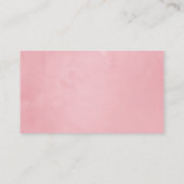 Carte De Placement Flore tropicale rose et or (Dos)