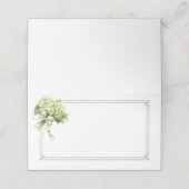 Carte De Placement Folded Name Place Card (Extérieur déplié)