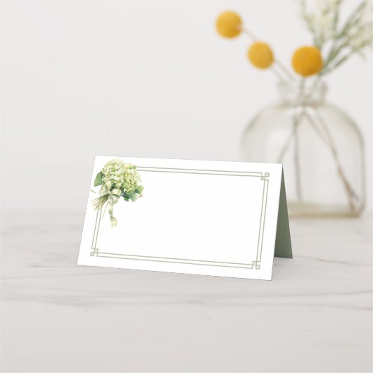Carte De Placement Folded Name Place Card (Devant)