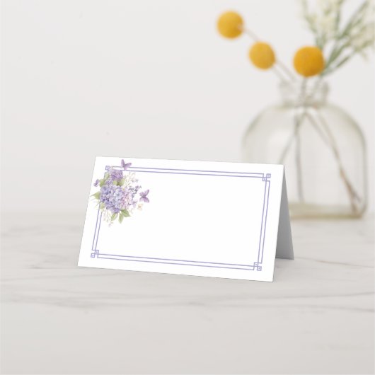 Carte De Placement Folded Name Place Card (Devant)