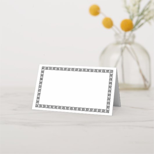 Carte De Placement Folded Name Place Card (Devant)